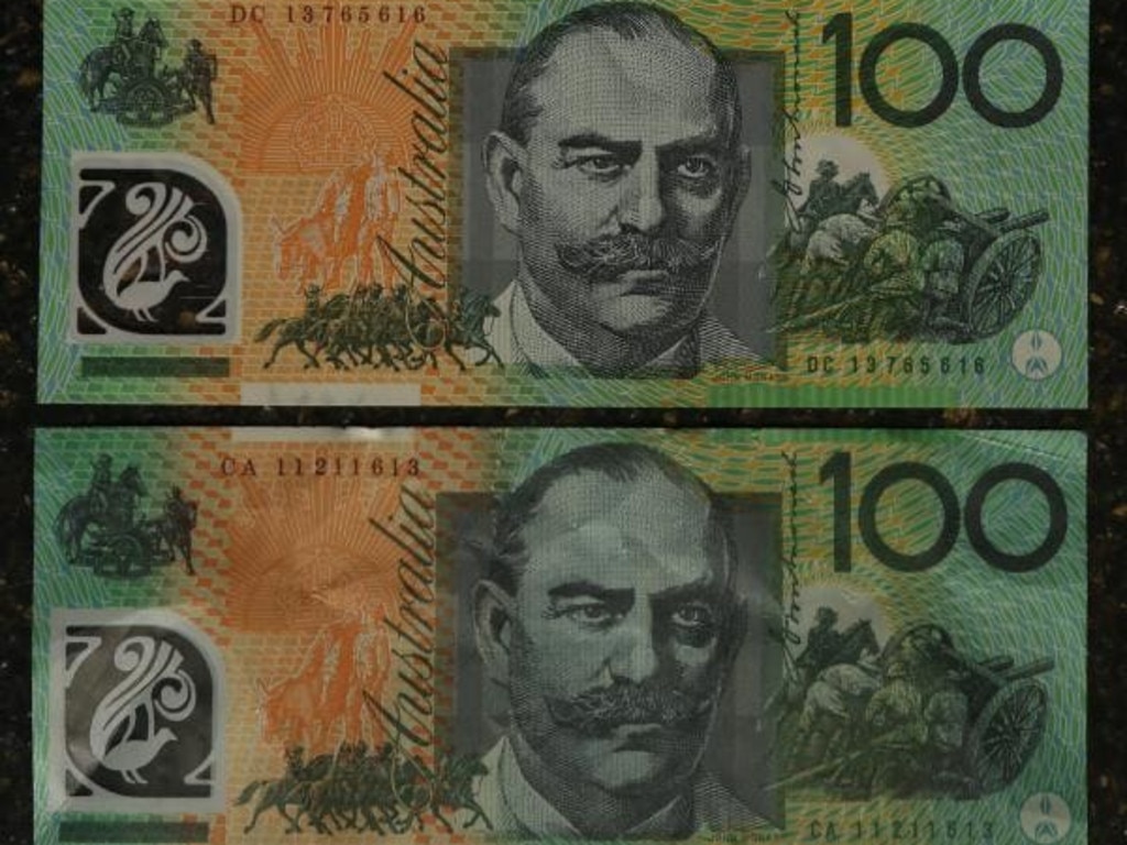 Australian new 50 dollar note - Counterfeit money detection