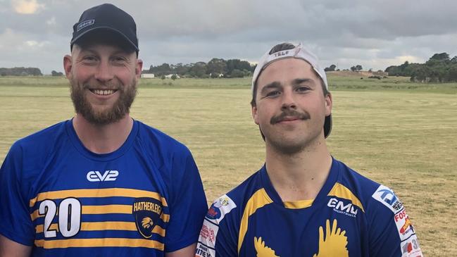 Michael Telford (right) has been a star mid for Hatherleigh. Picture: Hatherleigh Football Club