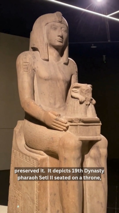 Key artefacts in exhibit of ancient Egyptian treasures at NGV