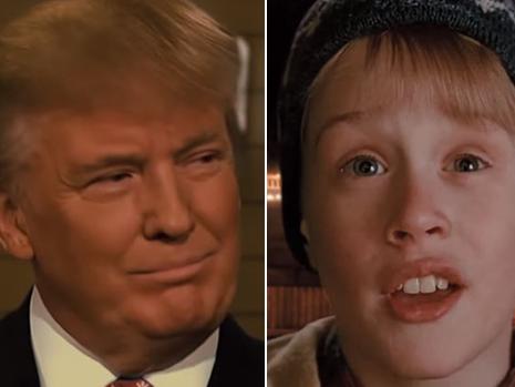 Donald Trump saves Kevn McCallister in the new mashup.