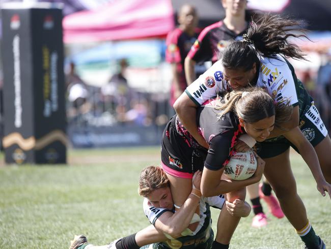 Koori Knockout - Day 4 Womens GF Redfern All Blacks v Bourke Warriors Monday, 7 October 2024 Hereford St, Bathurst NSW 2795, Australia, Picture Warren Gannon Photography