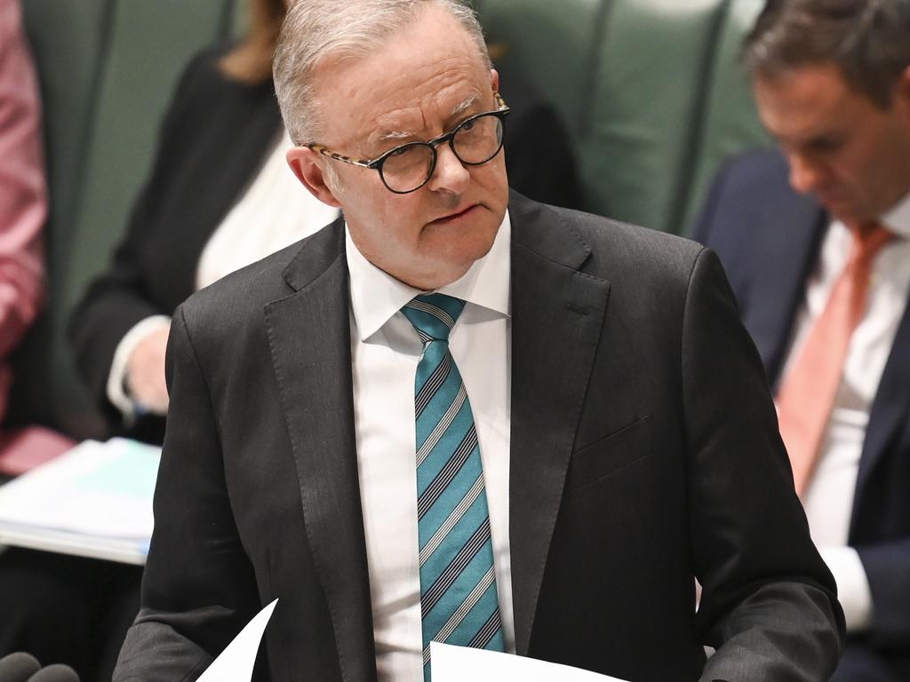 CANBERRA, Australia - NewsWire Photos - June 27, 2024:  Prime Minister Anthony Albanese during Question Time at Parliament House in Canberra. Picture: NewsWire / Martin Ollman