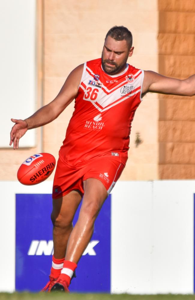 Waratah's Arnold Kirby has been in great form throughout the 2023-24 NTFL season. Picture: Tymunna Clements / AFLNT Media