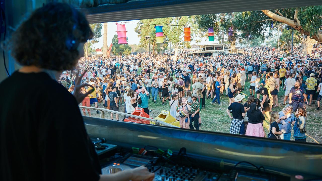 DJ Sara Savage laying down the sickest unexpected jams. Picture by Steve Benn 