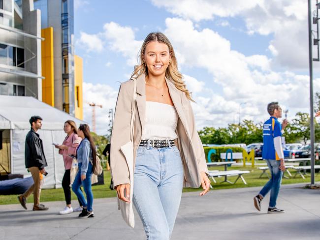 Dale Nicholls has cut her gap year short to head to start her studies at Southern Cross University. Picture by Luke Marsden.