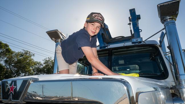 The popular truck show was attended by truckies, their friends and families and the wider community. Picture: Adam Hourigan