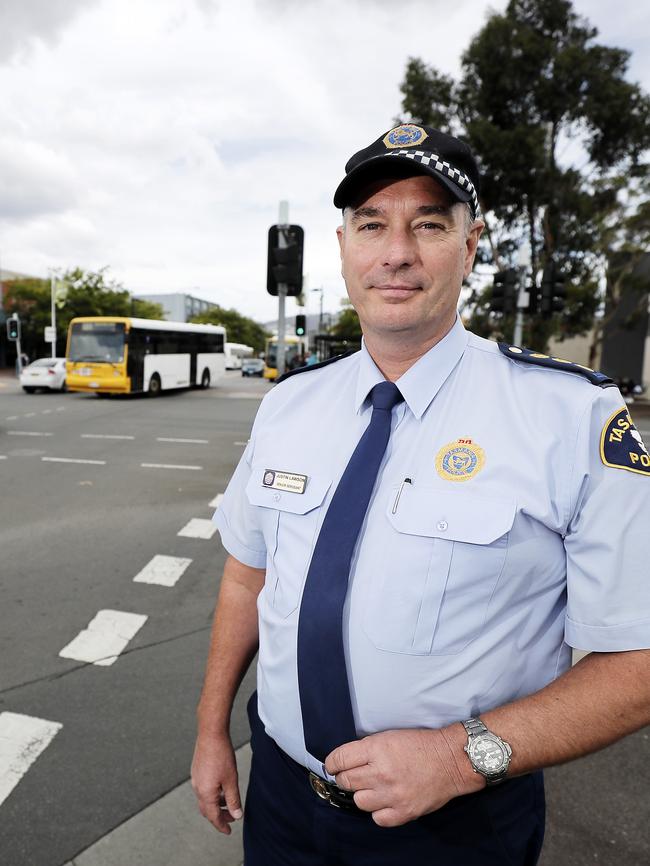 Acting Inspector Justin Lawson. Picture: RICHARD JUPE