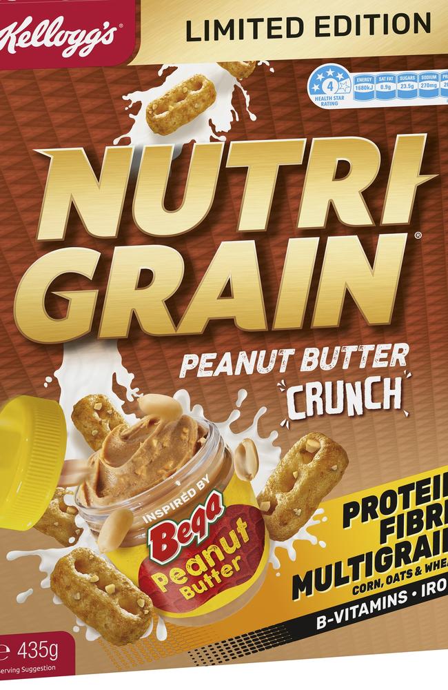 Nutri-Grain Bega Peanut Butter Flavour Cereal
