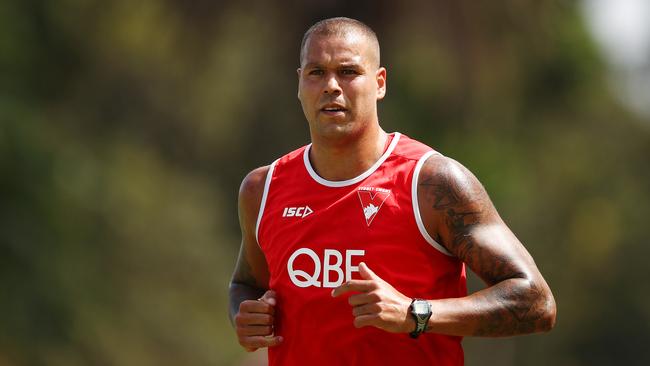 Has Lance Franklin played his best footy? Pic: AAP