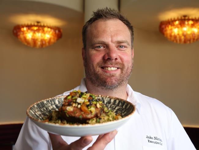 Executive Chef Jake Nicolson, Byblos restaurant Portside Wharf. Picture: Liam Kidston