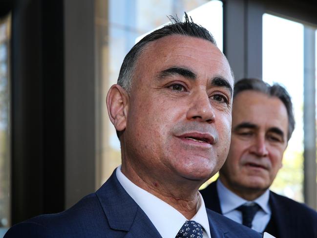 John Barilaro went on taxpayer funded holidays to US after he is alleged to have told then-Chief of Staff that he would “get” the government to set up a plum posting in New York. Picture: Gaye Gerard.