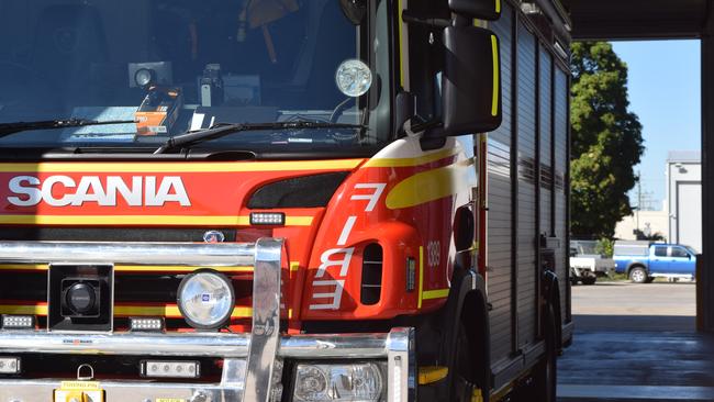 Queensland Fire Department crews were called to two crashes near Toowoomba schools this afternoon.