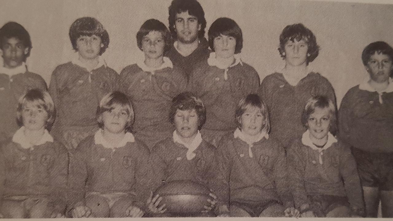 Peter V'landys as coach of the Red Devils’ 13Bs team.