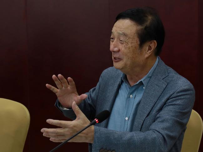 Huawei founder and CEO Ren Zhengfei. Picture: AFP