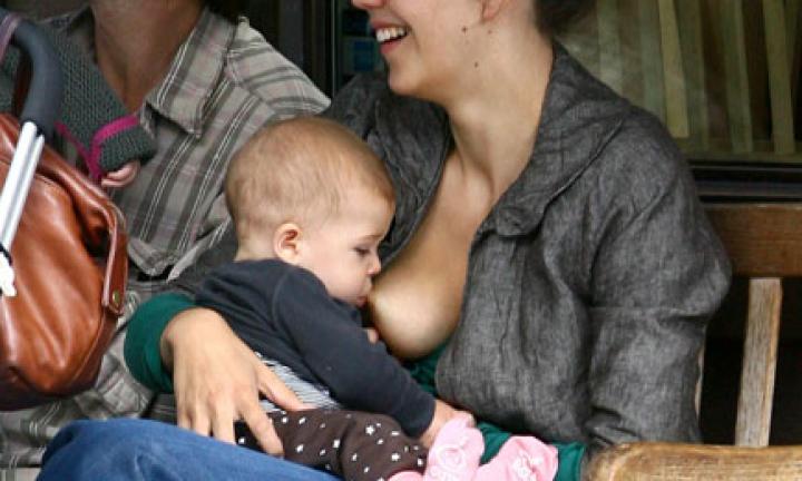 salma hayek breastfeeding african baby