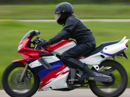 Generic image of a motorbike rider. Picture: Getty Images