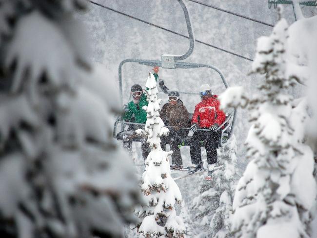 Chairlift chills at Marmot Basin ski resort. Picture: Destination Canada