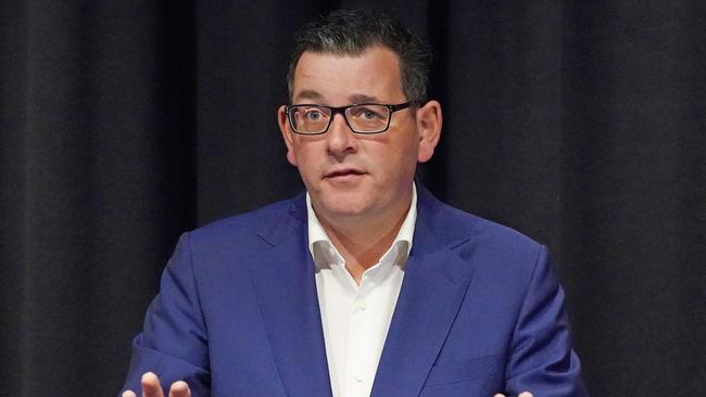 Andrews was visibly shocked and angry on Monday as he blasted out ex-Labor powerbroker Adem Somyurek