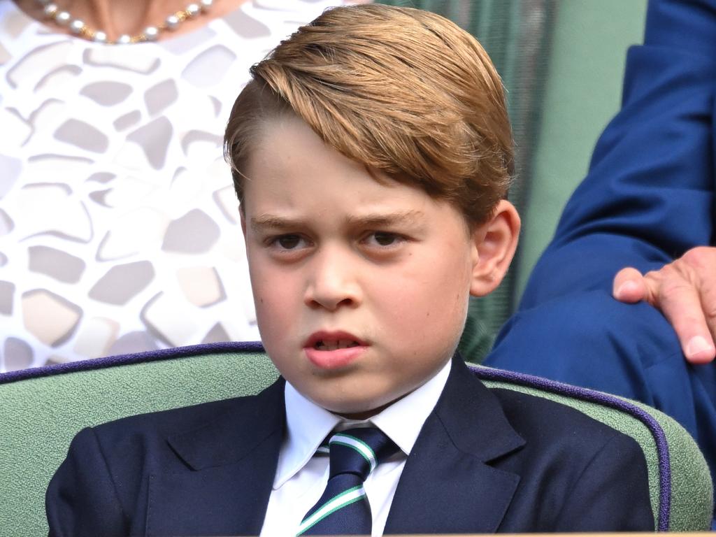 Prince George at the Wimbledon Men’s Finals. Picture: Karwai Tang/WireImage