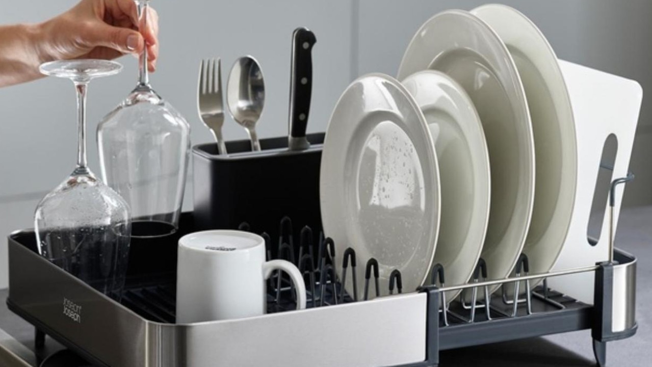 This Roll-Up Dish Drying Rack is a Game Change in the Kitchen!