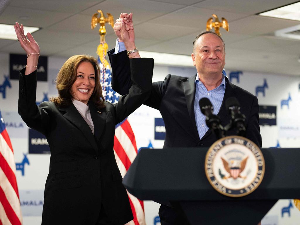 Kamala Harris and Doug Emhoff married in 2014, two years after the alleged incident occurred. Picture: AFP