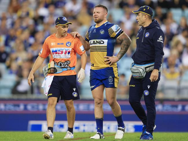 Parramatta lock Nathan Brown is poised to re-sign with the Eels. Picture: Mark Evans/Getty Images