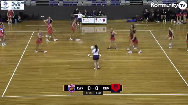 Replay: Victorian Netball League Round 18 - City West Falcons v Casey Demons (19&U)