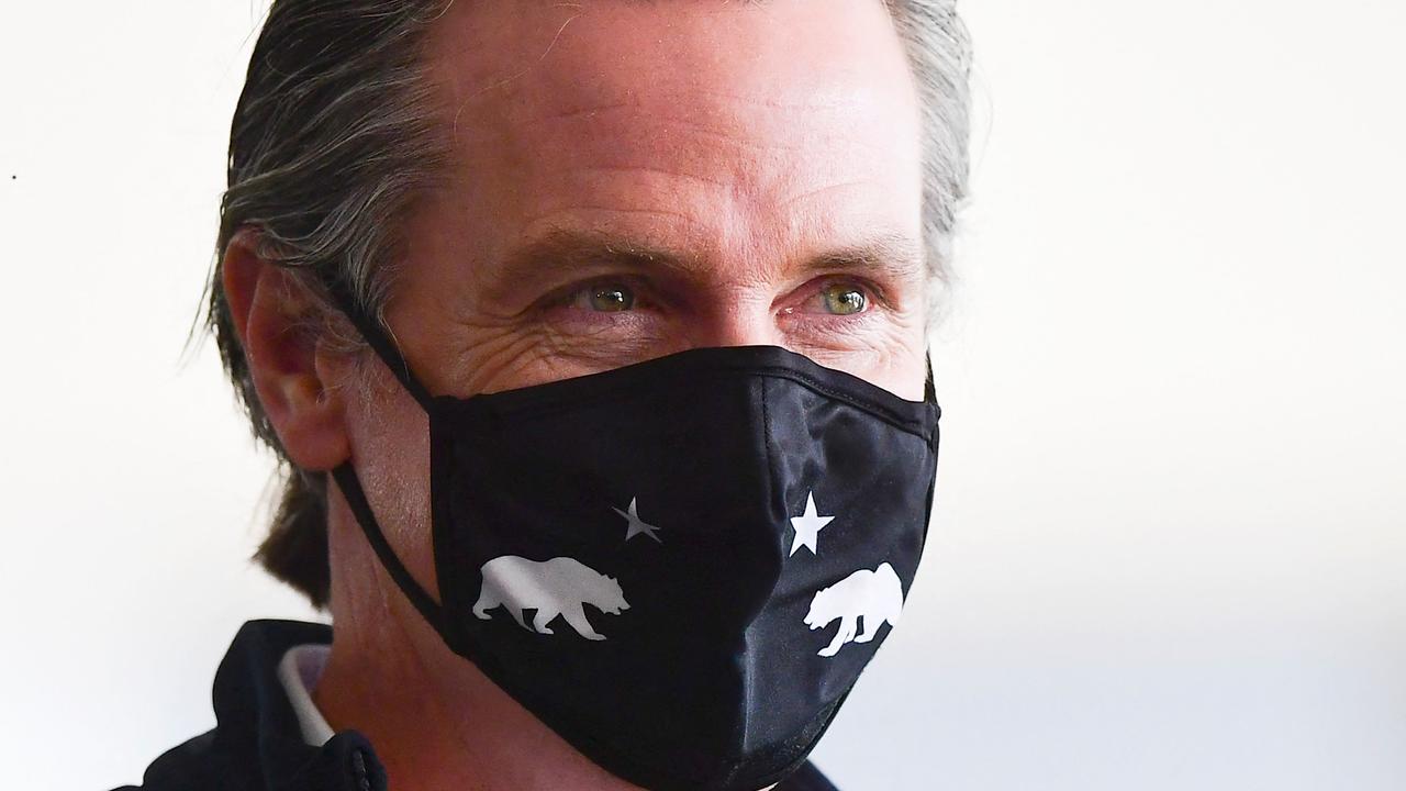 California Governor Gavin Newsom. Picture: Frederic J. Brown/AFP