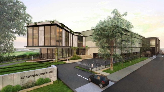 An artist’s impression of the front entrance of the Nutrisoy site. Picture: Bayside Council