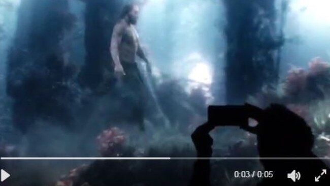 Test footage filmed on February 27 and posted online on March 3 by Batman V Superman: Dawn Of Justice director and Aquaman producer Zack Snyder shows a fishtailed Jason Momoa swimming along the ocean floor.