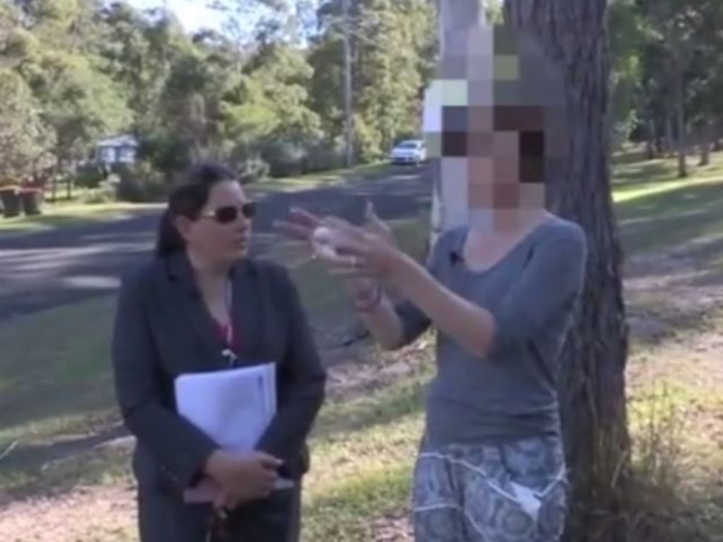 William Tyrrell's foster mother talks to police shortly after he vanished.