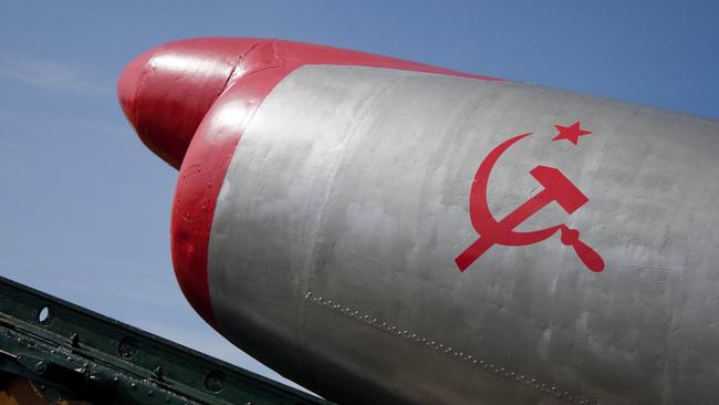 A Sopka missile deployed during the Cuban missile crisis of 1962. Picture: AFP.