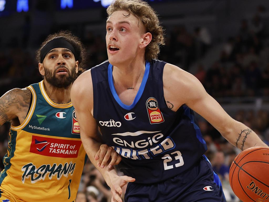 Luke Travers will return to Perth this weekend as a Melbourne United player. Picture: Daniel Pockett/Getty Images