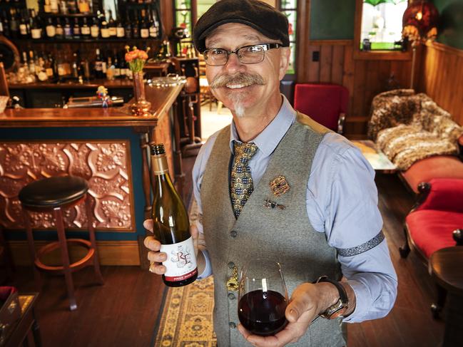 Michael Pine of Tasmanian Wine and Food at Stanley. PICTURE CHRIS KIDD