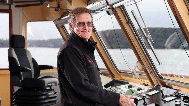 Ferry master Kris MacDonald. Kris started as a deckboy 35 years ago and worked his way up through the ranks. Picture: Richard Dobson