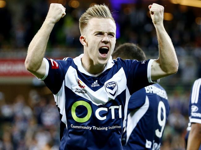 Connor Pain is one of five Melbourne Victory players named in the Olyroos squad. Picture: Michael Klein