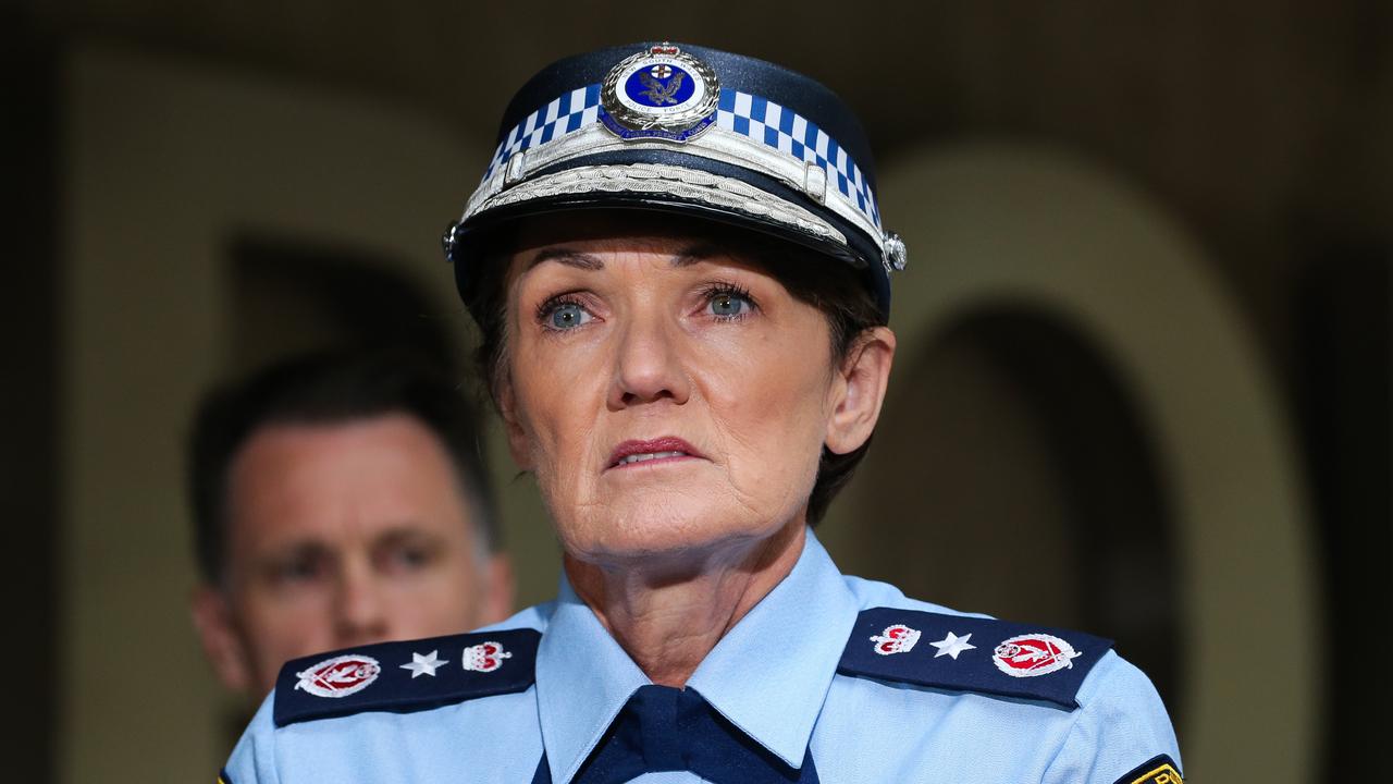 NSW Police Commissioner Karen Webb launched Strike Force Dribbs after the riot. Picture: NCA Newswire / Gaye Gerard