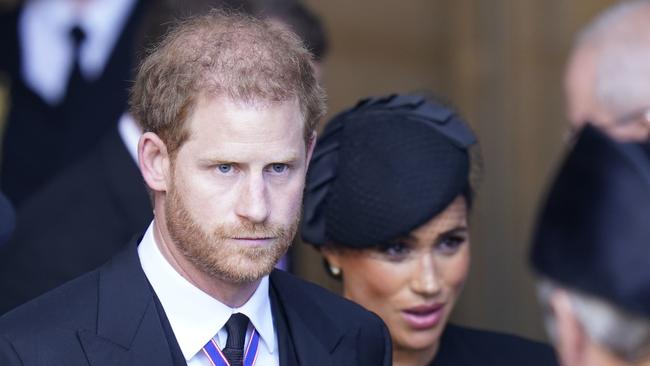 Prince Harry and Meghan. Picture: Getty