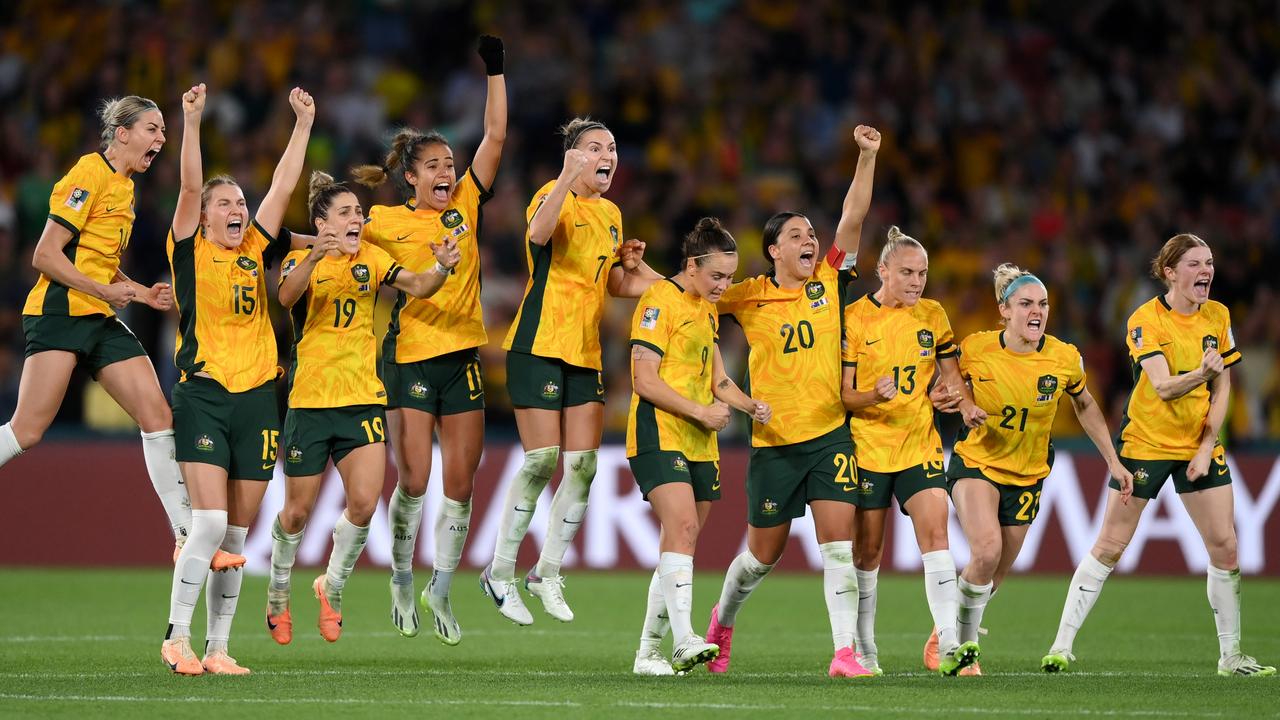 The Matildas became sporting icons during their 2023 World Cup run. Picture: Justin Setterfield/Getty Images