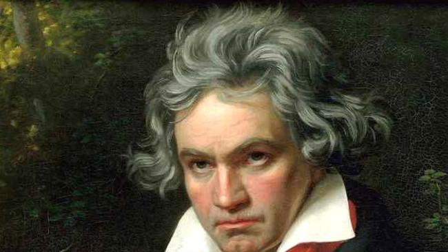 A portrait of Ludwig van Beethoven by Joseph Karl Stieler, 1820.