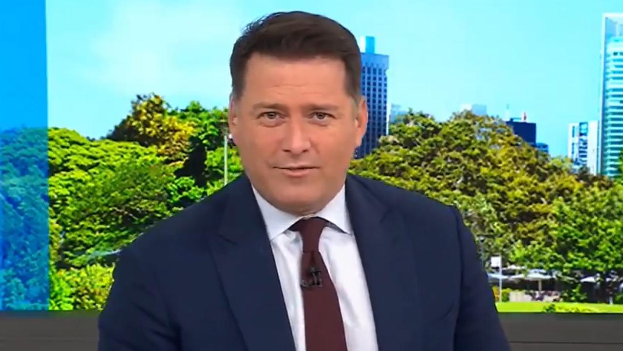 Karl Stefanovic says Jenny Morrison would ‘make a hell of a Prime Minister’. Picture: Channel 9