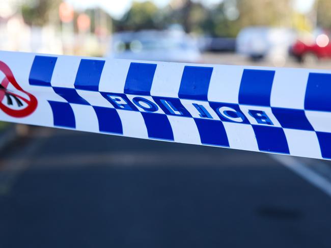 SYDNEY, AUSTRALIA - NEWSWIRE PHOTOS June 14 2022: A general stock image of a Police tape in Sydney. Picture NCA Newswire/ Gaye Gerard.