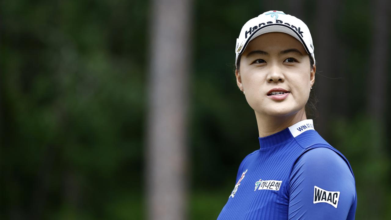 SOUTHERN PINES, NORTH CAROLINA - JUNE 03: Minjee Lee of Australia walks off the sixth during the second round of the 77th U.S. Women's Open at Pine Needles Lodge and Golf Club on June 03, 2022 in Southern Pines, North Carolina. (Photo by Jared C. Tilton/Getty Images)