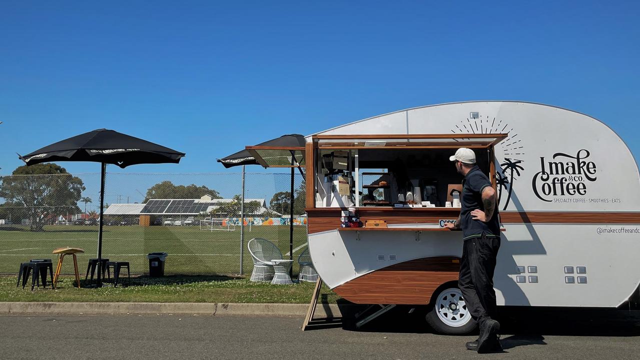 I make coffee and co's 1950s-style coffee caravan. Picture: Asa Andersen.