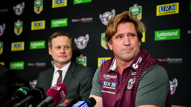 Des Hasler faces his old club Canterbury in Round 8. (AAP Image/Brendan Esposito)