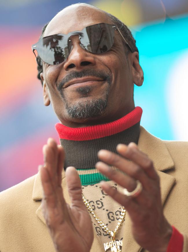 Rapper Snoop Dogg pulls in $500 a post. Picture: AFP