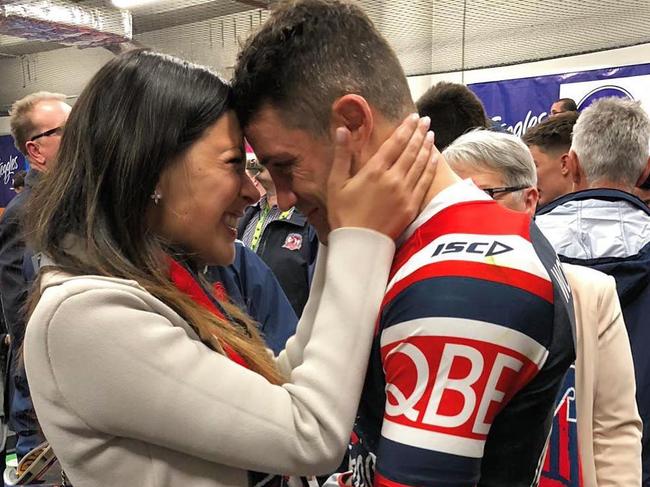 Cooper Cronk moved to the Sydney team from Melbourne after falling in love with now wife Tara Rushton. Picture: Instagram