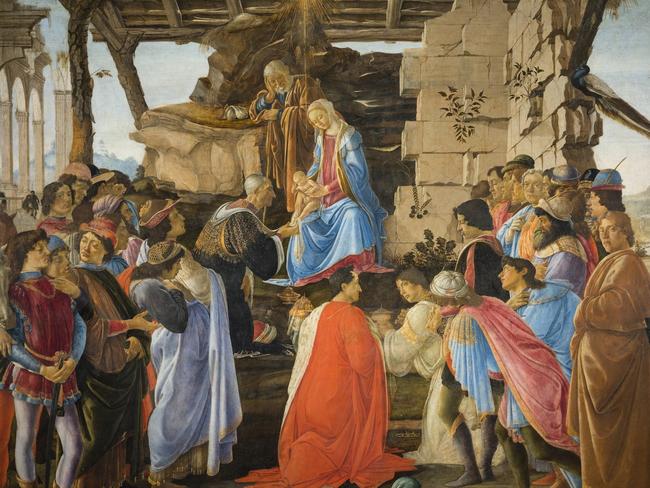 Adoration of the Magi by Sandro Botticelli (Florence 1445-1510).