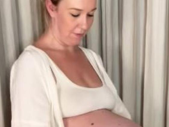 ‘Speechless’: Mum’s unique baby bump stuns