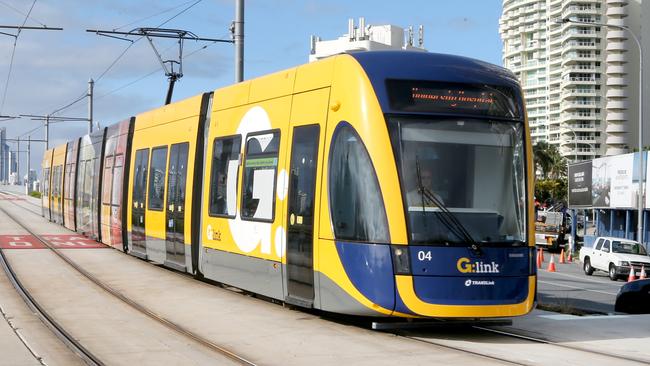 The Gold Coast Light Rail.